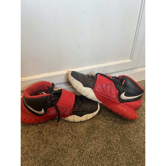 Nike Other - Nike Mens Kyrie 6 TB CK5869-004 Red Black Basketball Shoes Lace Up Size 7